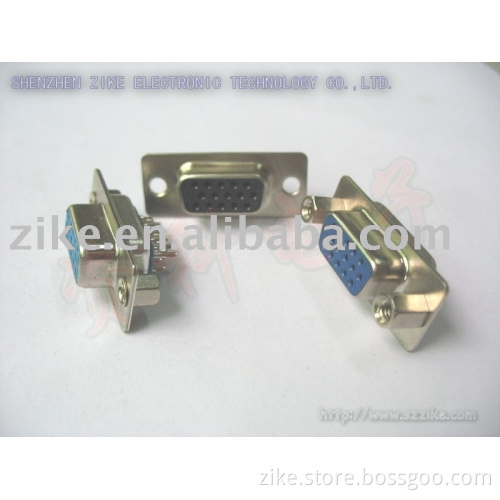 D_sub Hdd 15 pin Female Rivet W Board Lock & Screw Fixed Connector